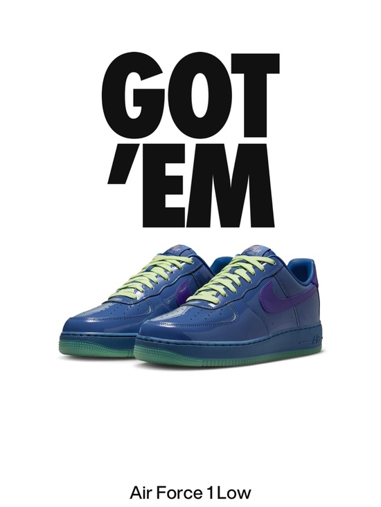 New In Box-Nike Air Force 1 Low - Mystic Navy Grape Ice - IO4489-400 main image 5